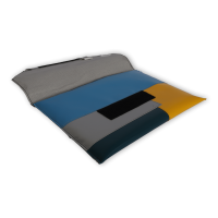 alfaset - Pochette pour ordinateur portable ou tablette 13 multicolore ouvert